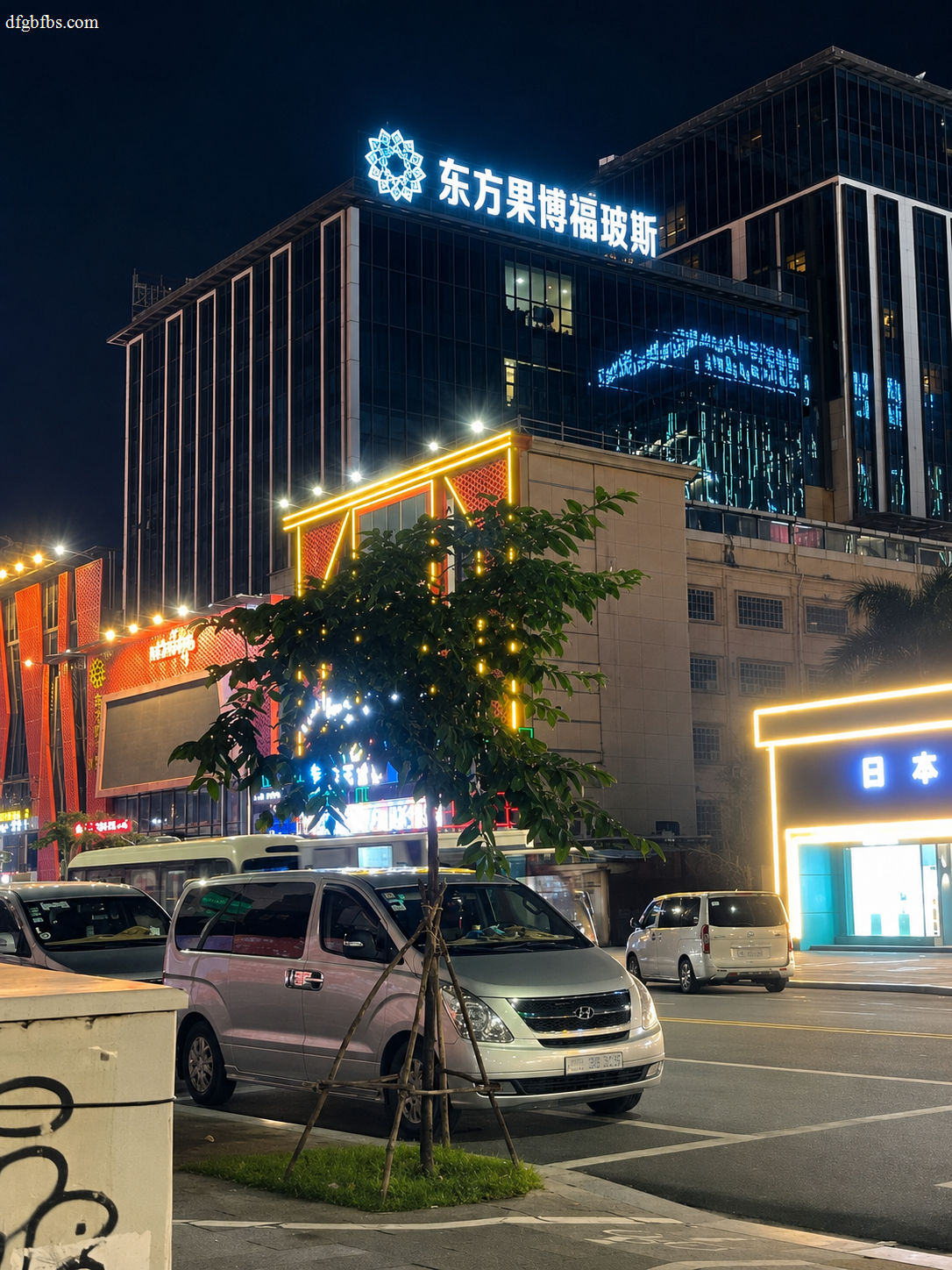 柬埔寨西哈努克港缅甸福布斯建筑夜景